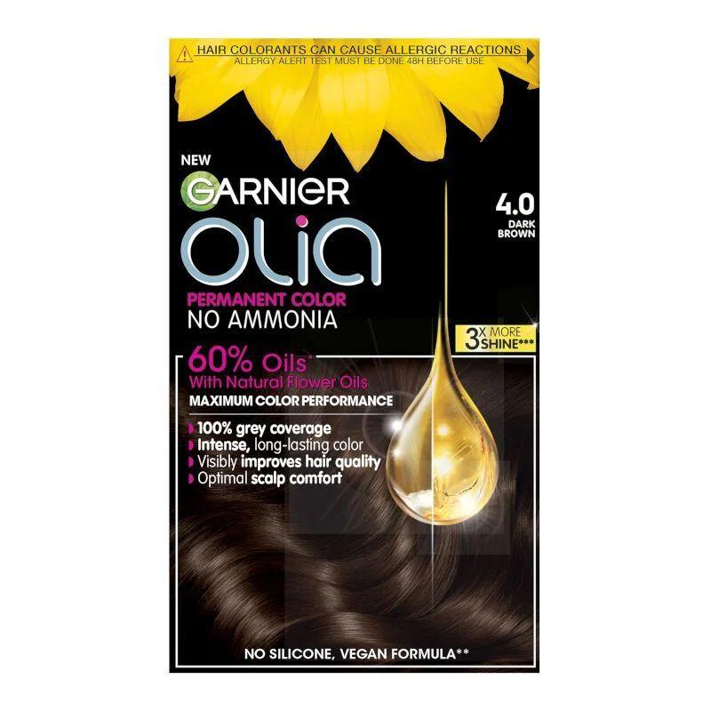 Garnier Olia 4.0 – Tamno smeđa boja za kosu