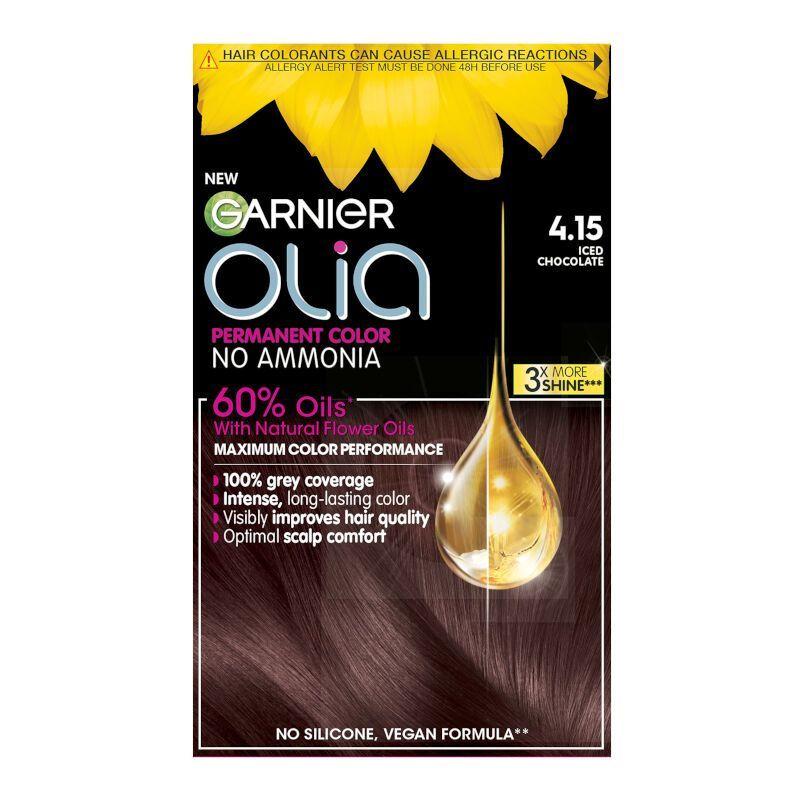 Garnier Olia boja za kosu 4.15 – Ledeno čokoladna