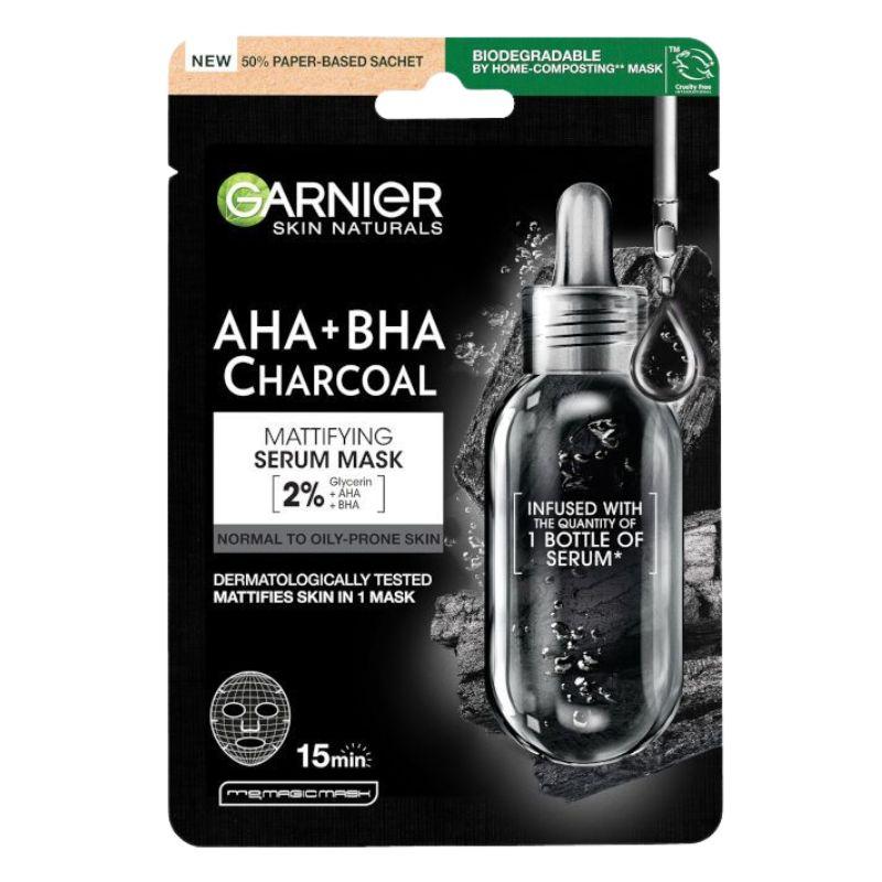 Garnier Skin Naturals matirajuća serum maska za lice sa ugljem - 28g