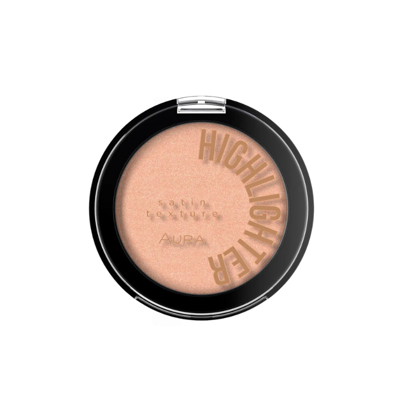 Aura Glorious Cheeks kompaktni prah visokog sjaja 218 Nude Shimmer