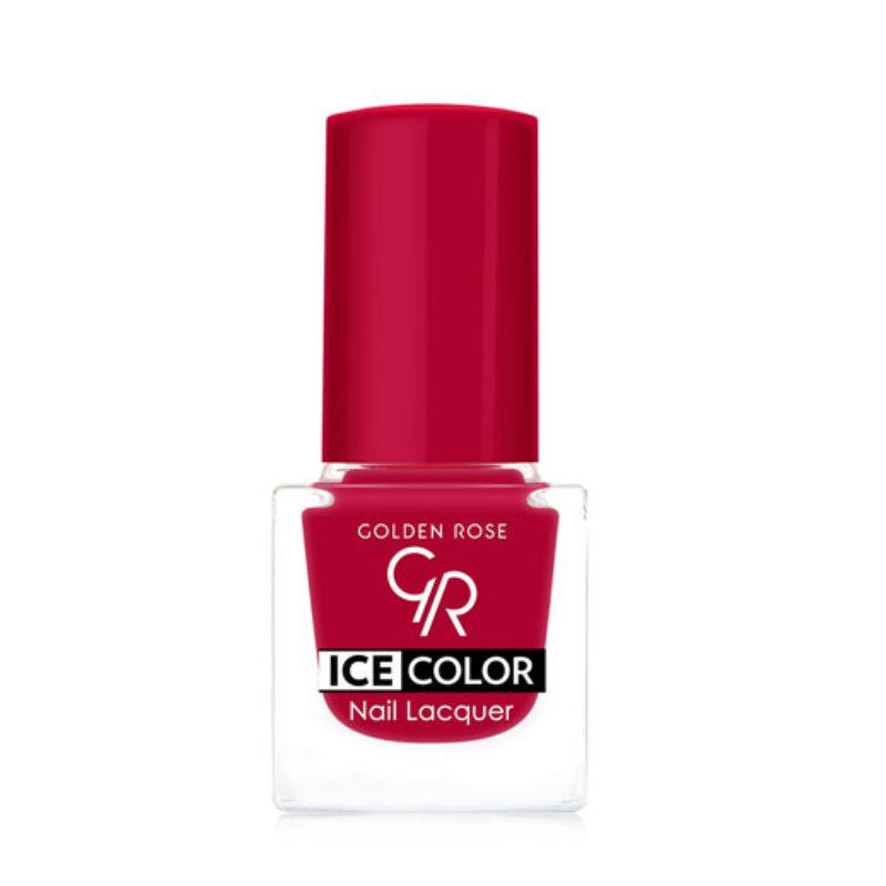 Golden Rose Ice Color lak za nokte No. 125 – 6 ml, intenzivna boja i sjaj u mini pakovanju