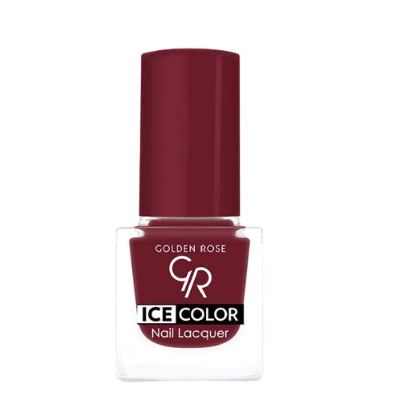 Golden Rose Ice Color lak za nokte No. 167 – 6 ml, sjajna postojana boja u mini formatu