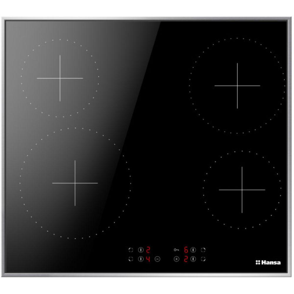 Hansa BHCI66377 ugradna staklokeramička ploča 60cm 4 zone HiLight crna