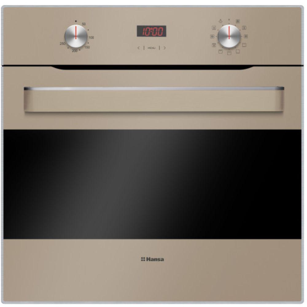 Hansa BOEB694200 ugradna rerna – 10 funkcija, LED ekran, katalitičko čišćenje, krem boja, 65L