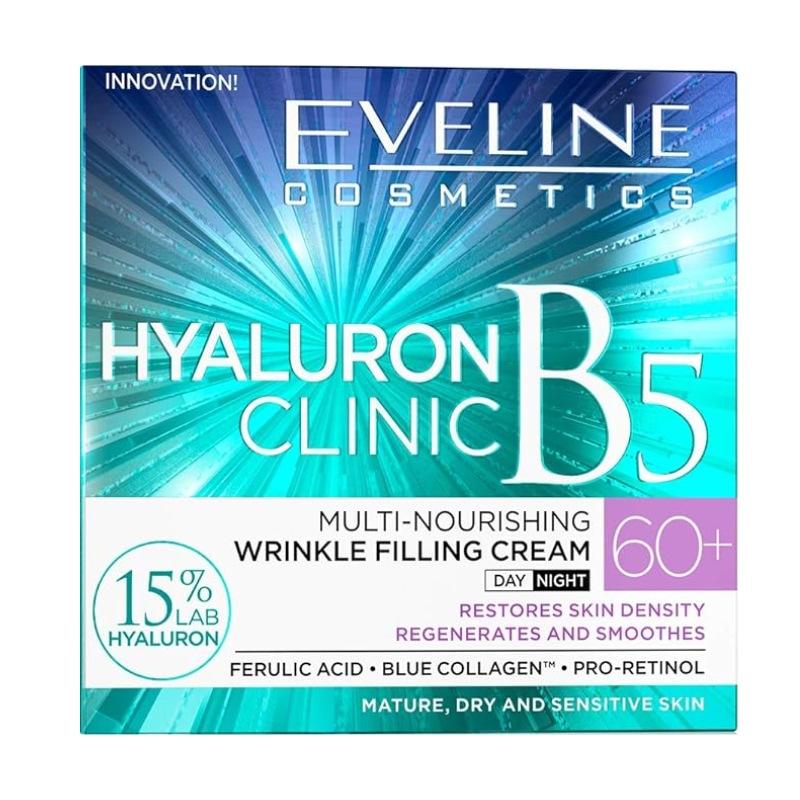 Krema za lice Hyaluron Clinic dnevna i noćna krema 60+ Eveline