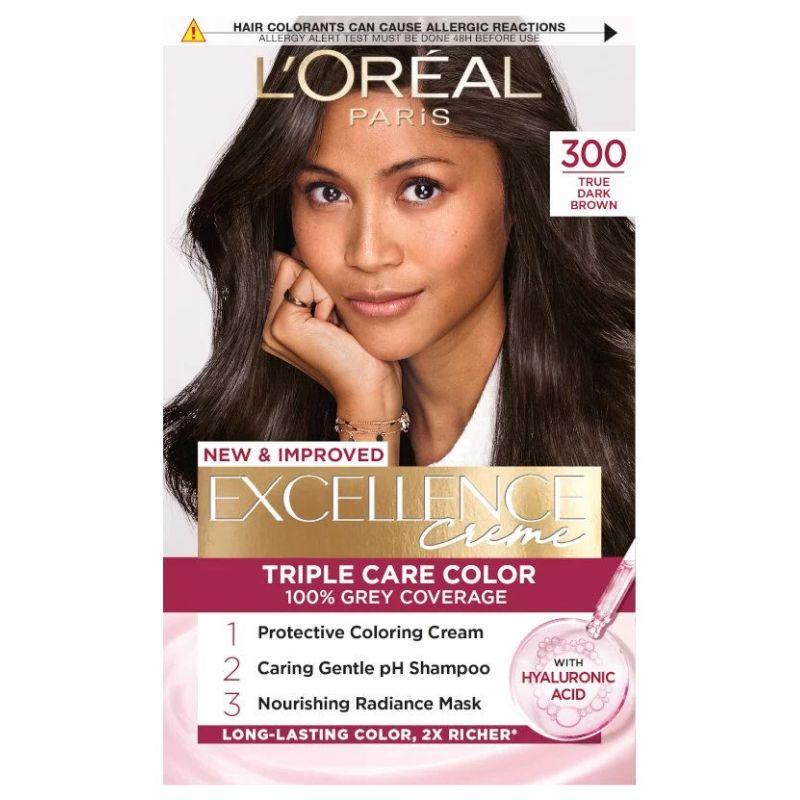 L Oréal Paris Excellence Creme boja za kosu 300 – Prirodna najtamnija braon