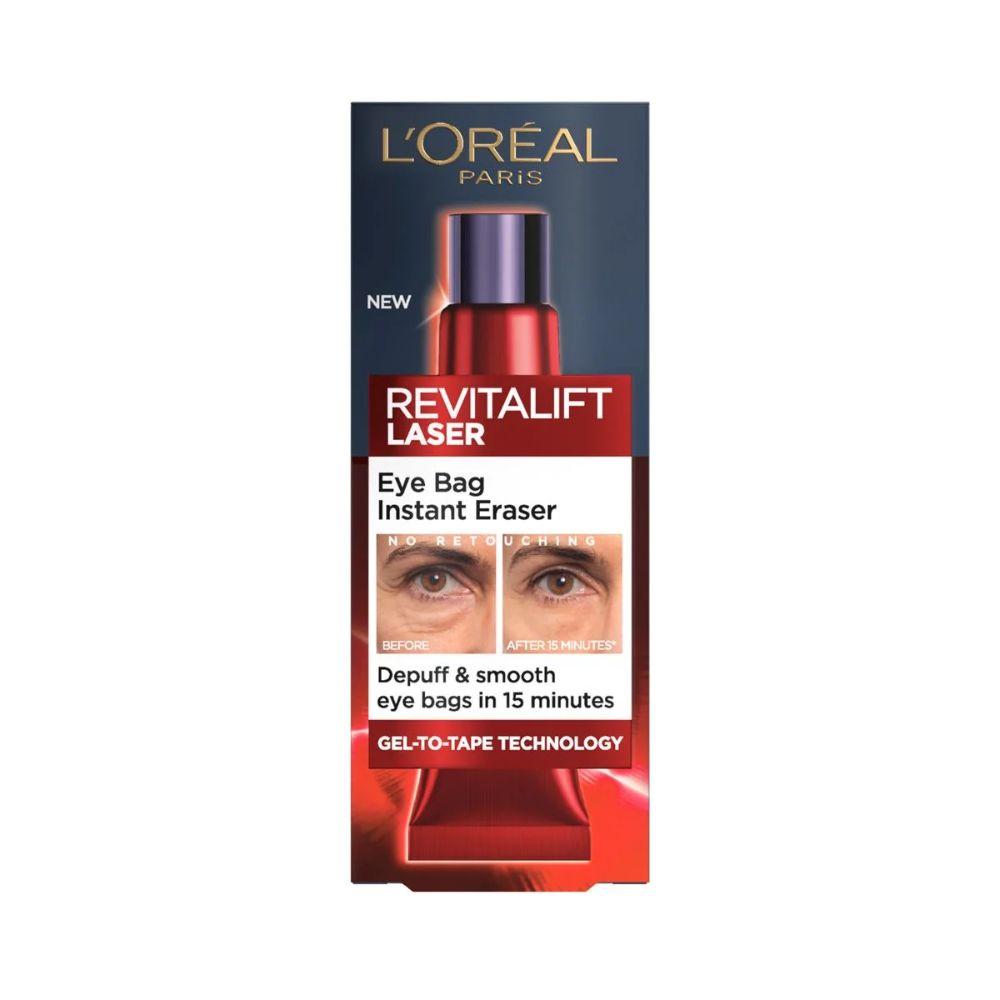 L'Oréal Paris Revitalift Laser Eye Bag Instant Eraser – Krema za ublažavanje kesica ispod očiju, 15ml