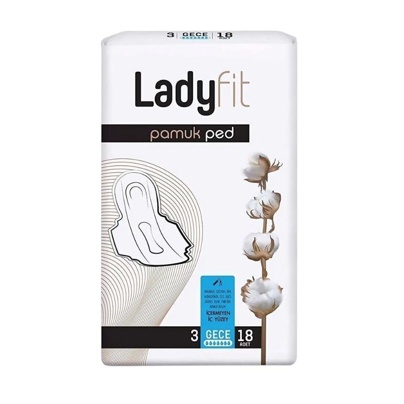 LadyFit Cotton Pad Night – higijenski ulošci (18 komada)