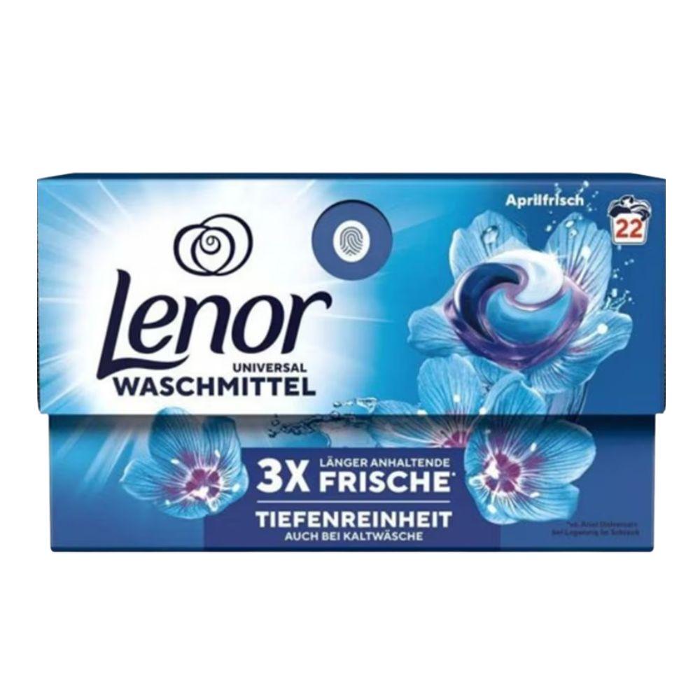 Lenor All in 1 Pods Kapsule za Pranje Veša Aprilfrisch 22 kom – Svežina proleća u svakoj kapsuli