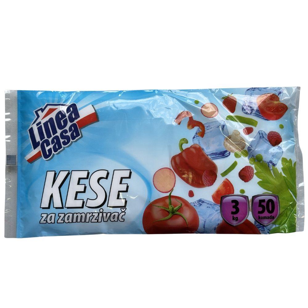 LINEA CASA kese za zamrzivač 3kg - 50 komada