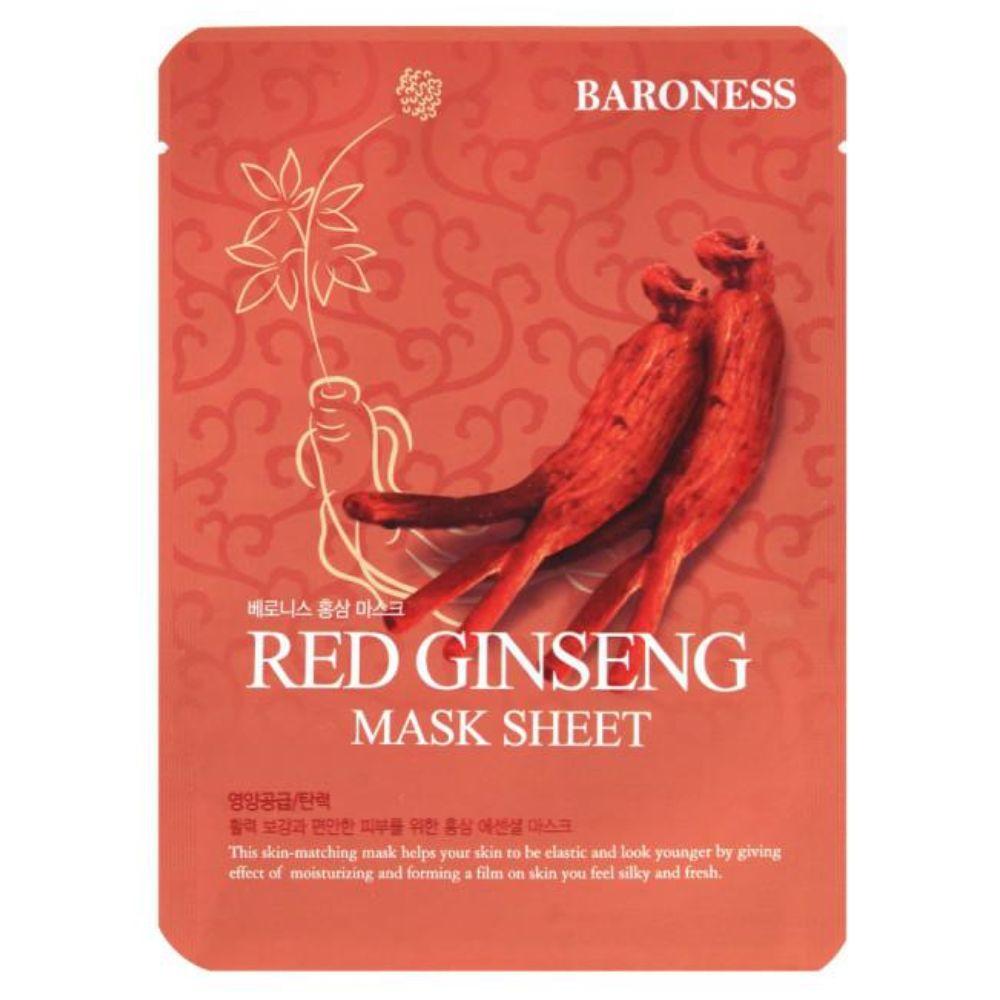 Maska za lice sa crvenim ženšenom Baroness za obnovu i elastičnost kože