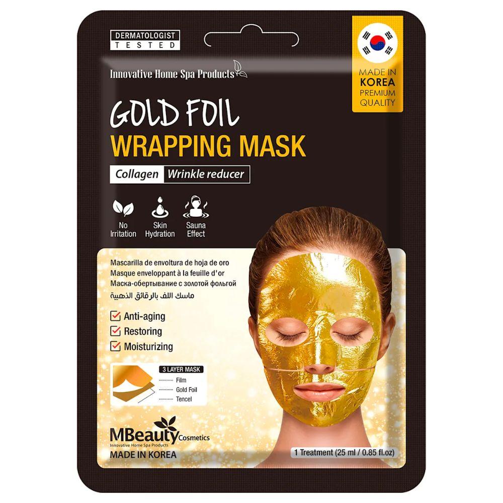 MBeauty GOLD maska za lice u maramici - 25 g