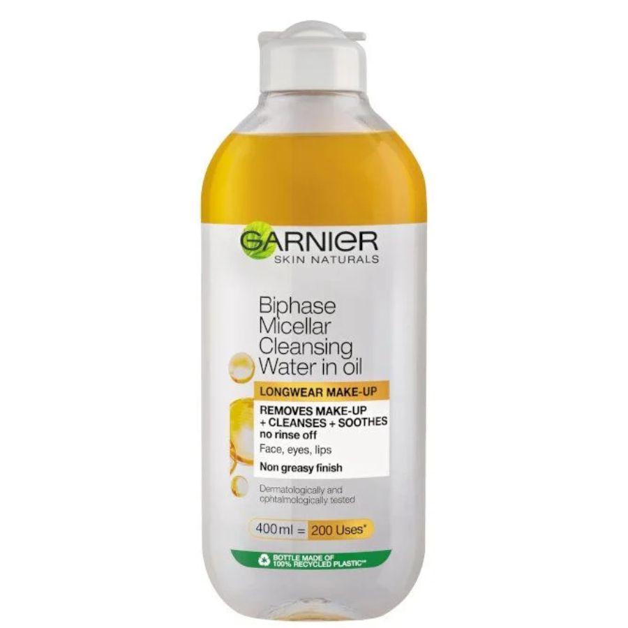 Micelarna dvofazna voda za čišćenje lica 400ml Garnier Skin Naturals 