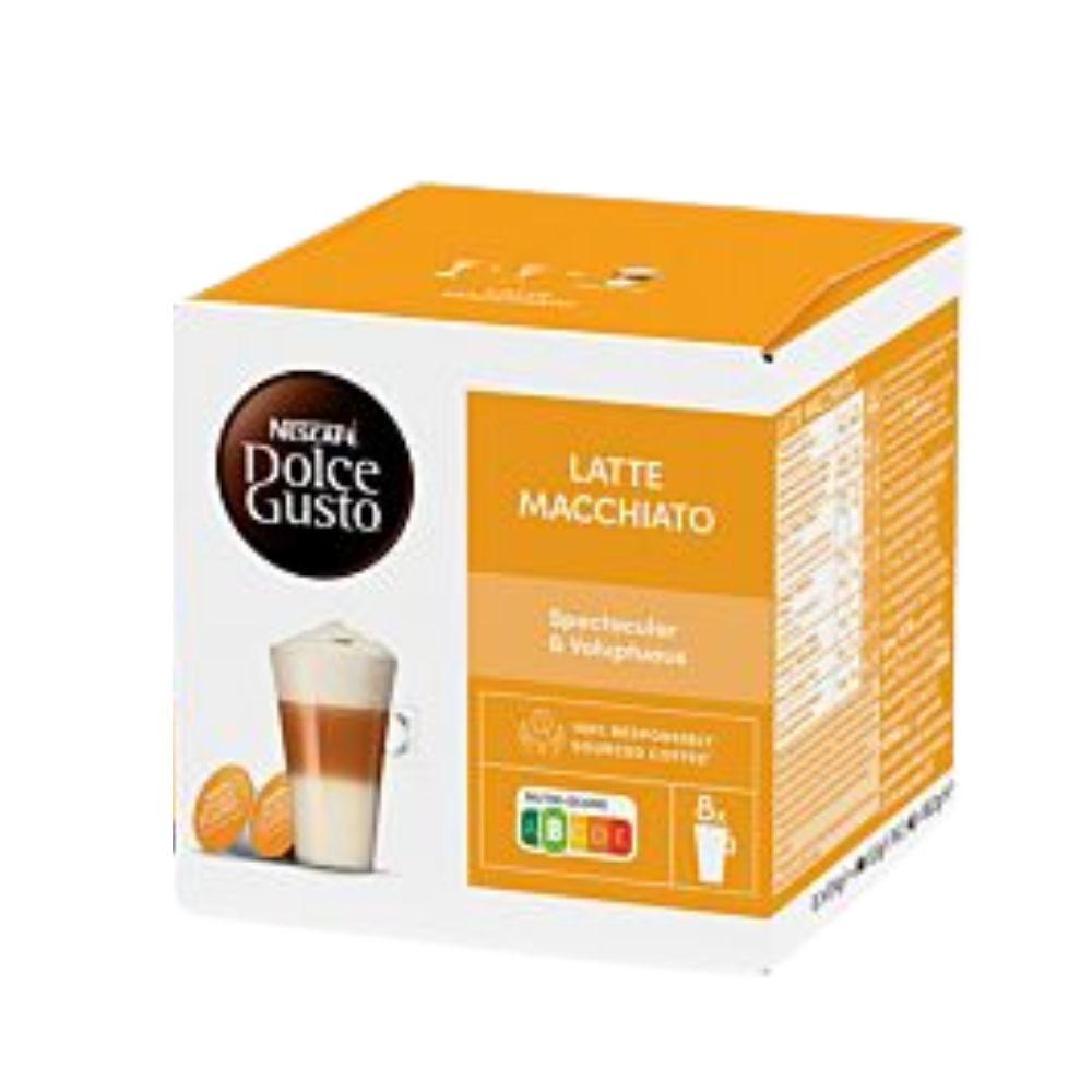 Nescafé Dolce Gusto Latte Macchiato – 16 kapsula / 8 napitaka, mlečno-penasta kafa iz Nemačke