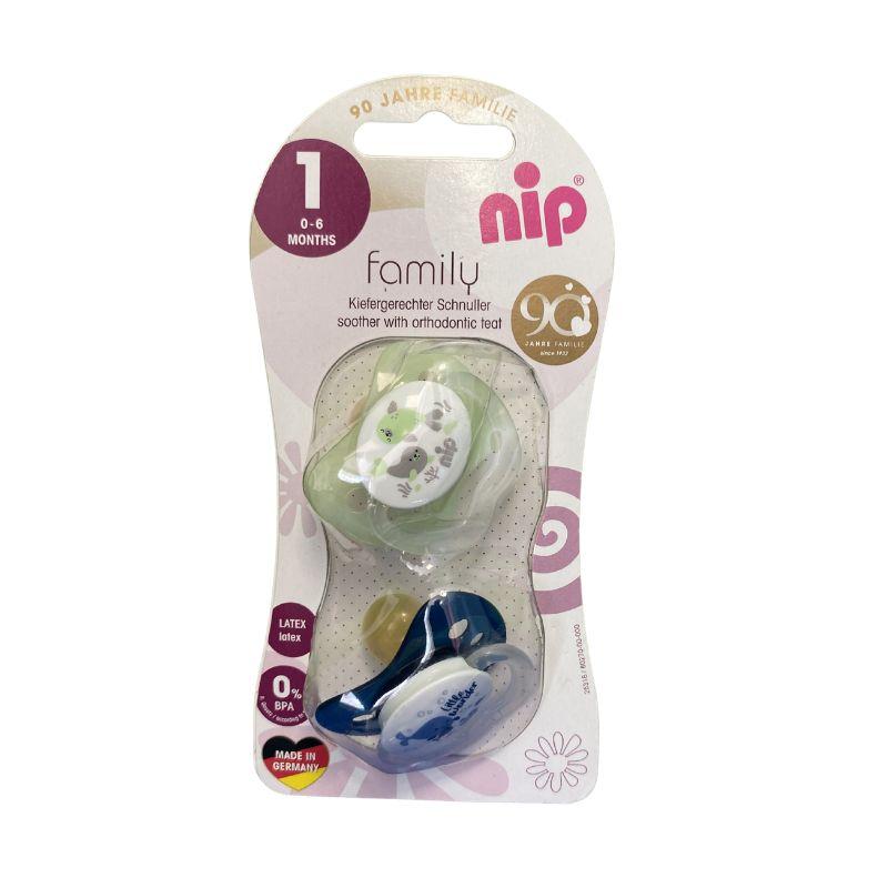 NIP Family kaučuk laža 0-6 meseci (2 komada) – za dečake