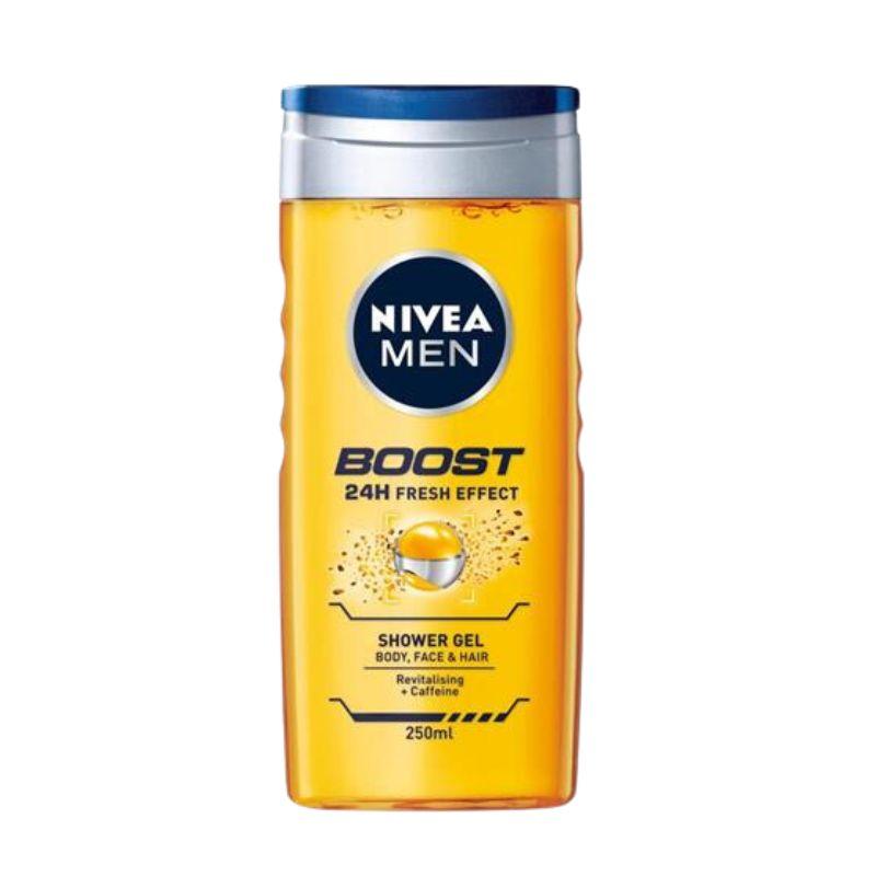 NIVEA MEN Boost 24H Fresh Effect Gel za Tuširanje - 250ml
