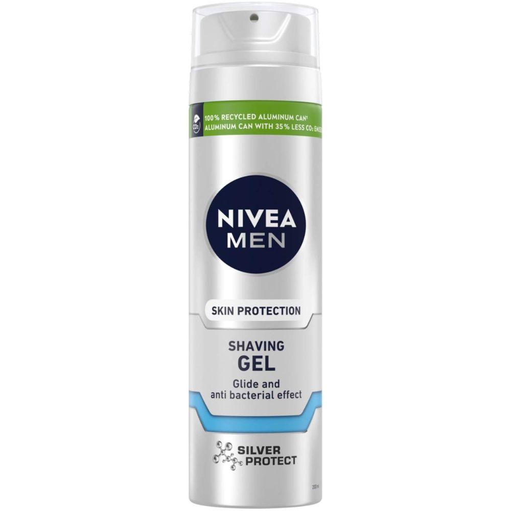 Nivea Men Silver Protect gel za brijanje 200 ml