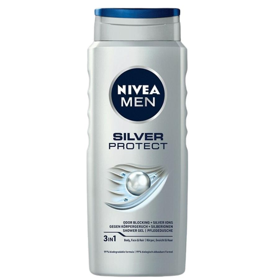 NIVEA MEN Silver Protect gel za tuširanje za muškarce 500ml