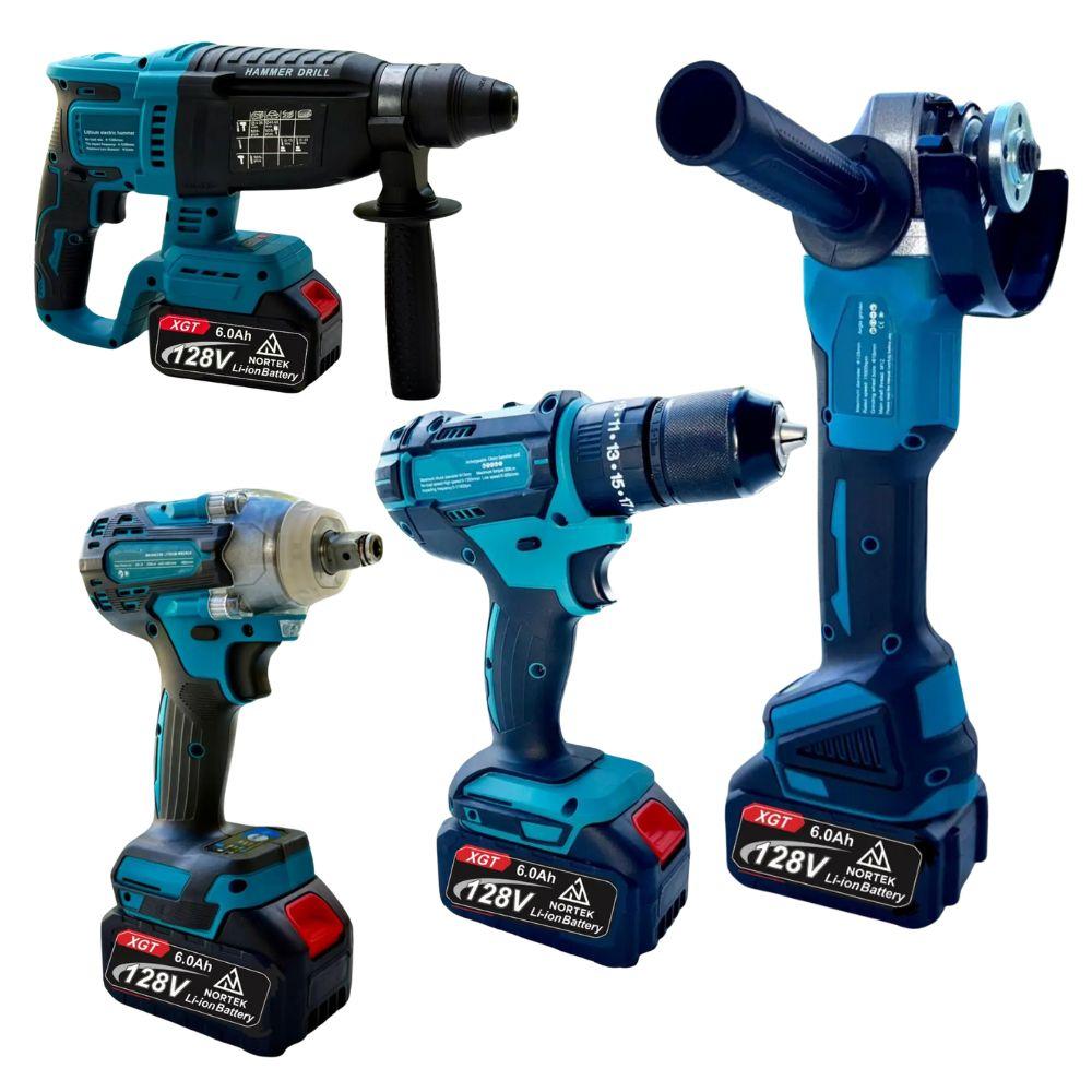 Nortek AKU 4u1 set – Odvijač, brusilica, šrafilica i bušilica sa priborom