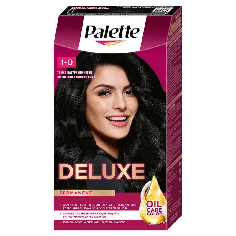 Palette Deluxe boja za kosu 1-0 – Intenzivno prirodno crna