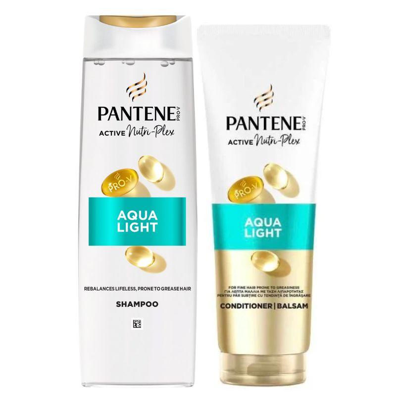 Pantene Aqua Light Set – Šampon 400ml + Balzam 275ml