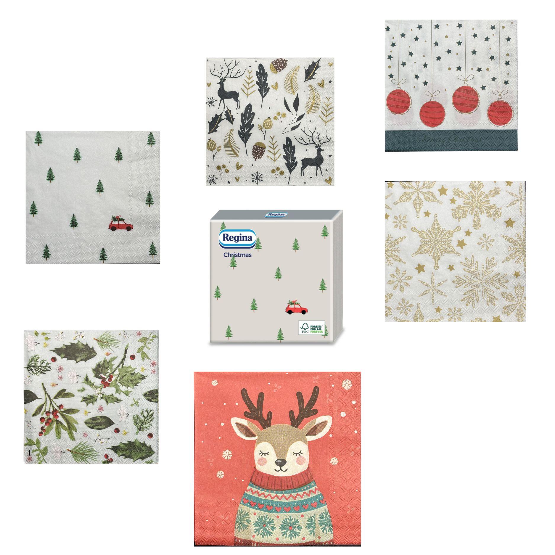 Regina salvete Christmas 33×33 cm troslojne 15 kom