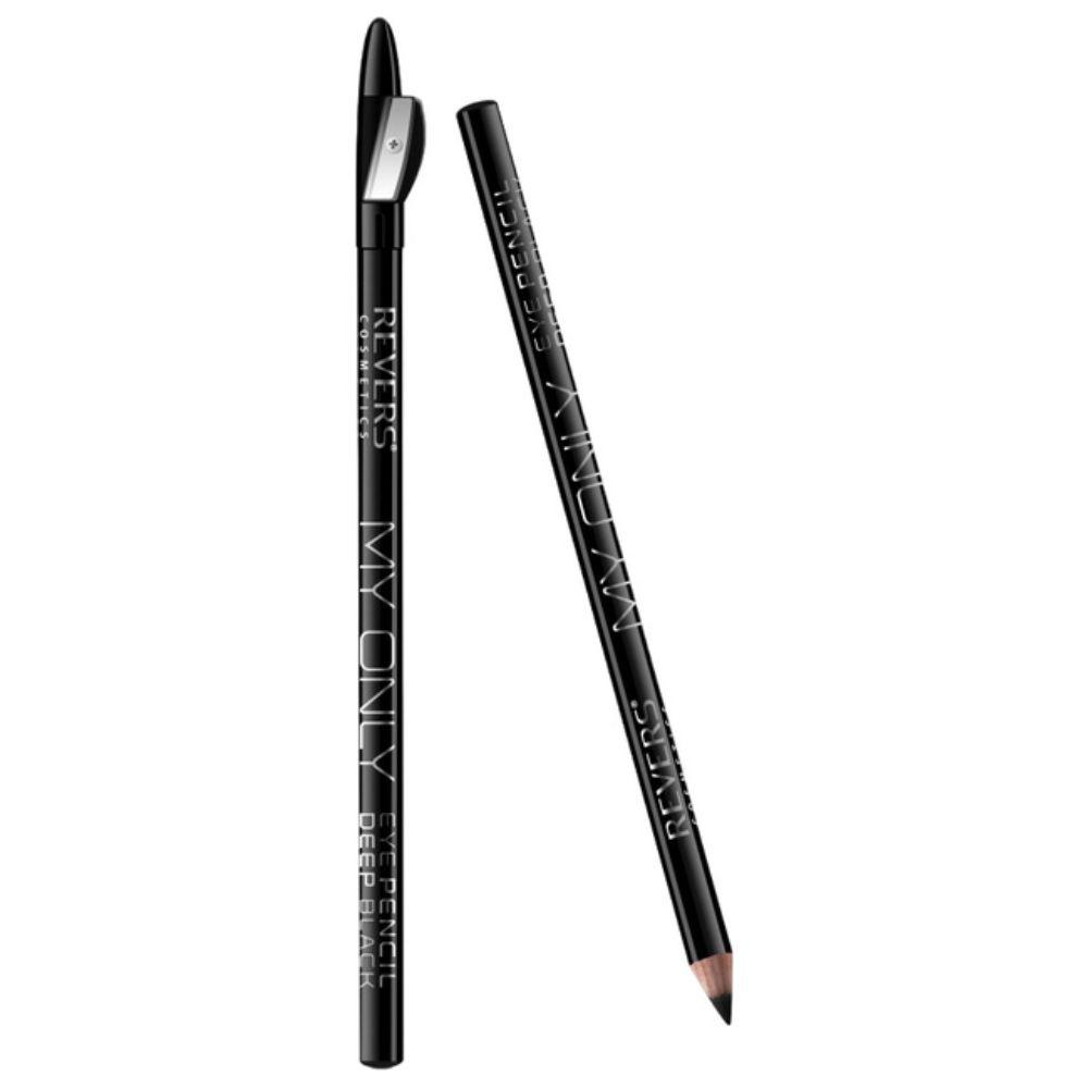 Revers Cosmetics drvena olovka za oči sa rezačem crna – My Only