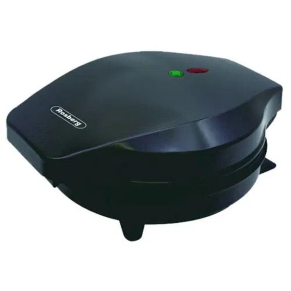 Rosberg R51442GB Aparat za galete – 1200W, 5 kalupa u obliku srca, Crni