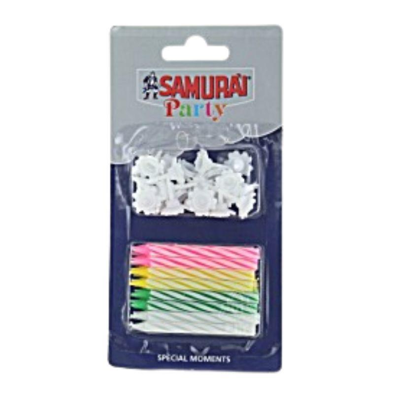 Samurai rođendanske svećice – 24 kom
