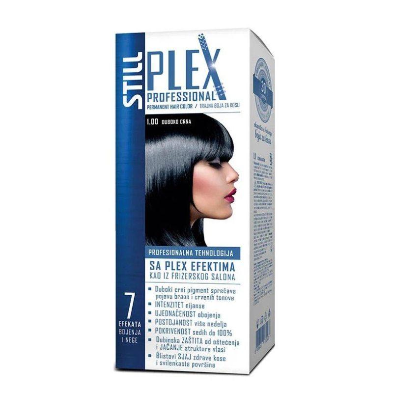 Still Plex 1.00 Duboko Crna Farba za Kosu