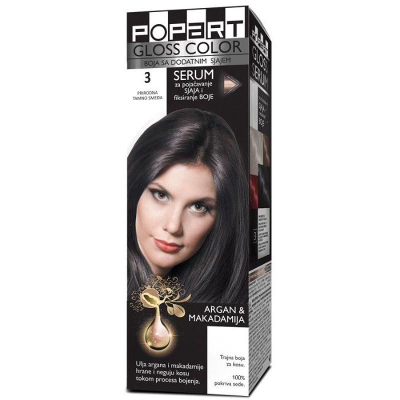 Still Popart  3 Prirodno Tamno Smeđa farba za kosu