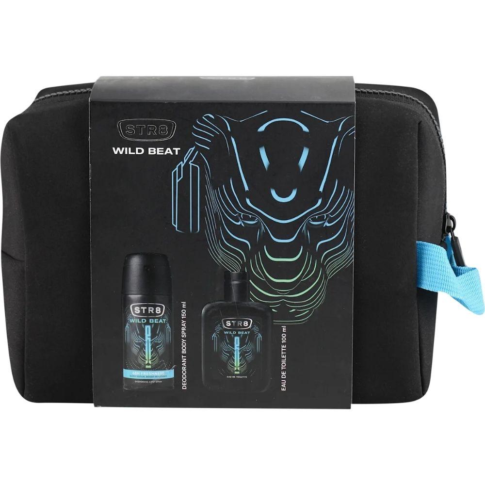 STR8 Wild Beat neseser set (edt 100ml + deo sprej)