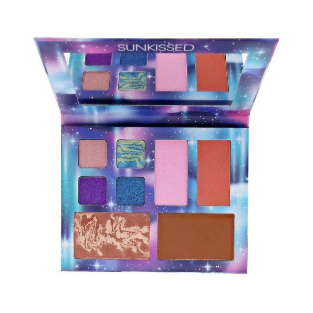 Sunkissed 31122 Stargazer Eyes & Face Palette 30 g paleta senki za oči bronzera rumenila i hajlajtera