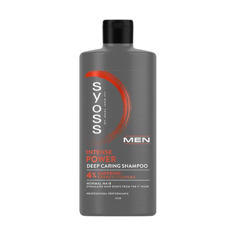 Syoss Men Intense Power Deep Caring šampon – 440 ml, kofein formula za jačanje kose