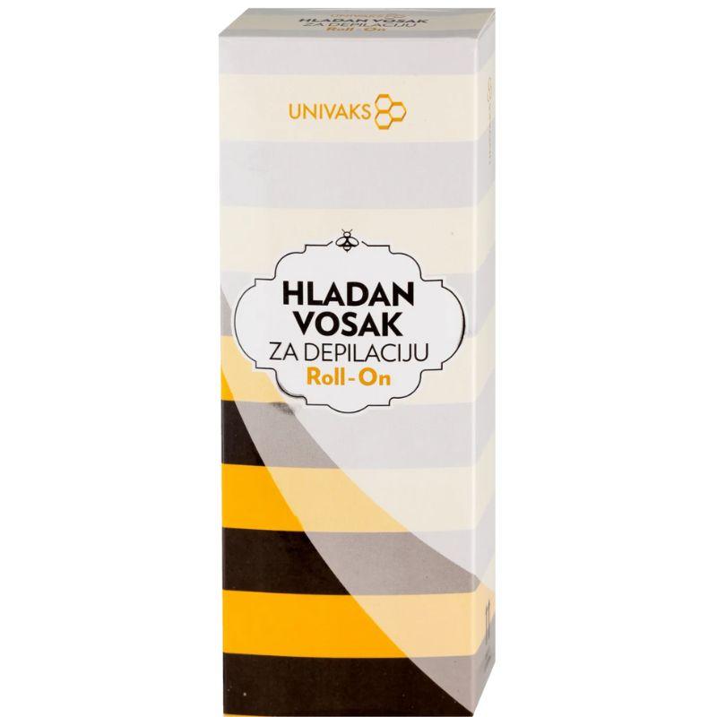  UNIVAX Roll-On Hladni Vosak za Depilaciju za lice i telo, 210 g