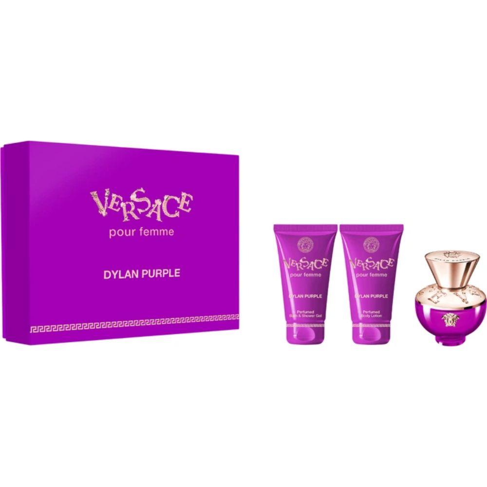 Versace Dylan Purple Set (EDP 50 ml + Gel za tuširanje 50 ml + Losion za telo 50 ml)