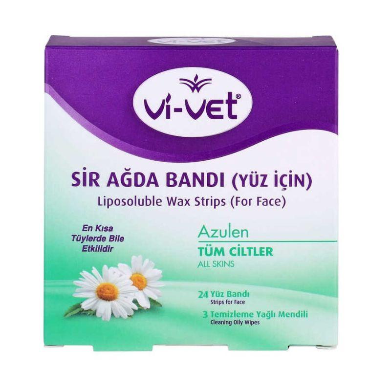 Vi-Vet Depil trake za lice 24kom s azulenom