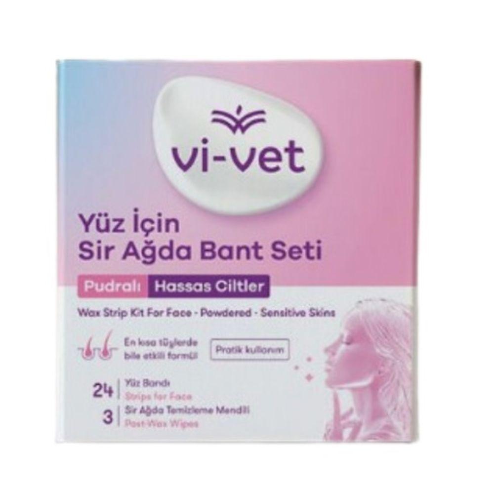 Vi-Vet Depil trake za lice 24kom s puderom