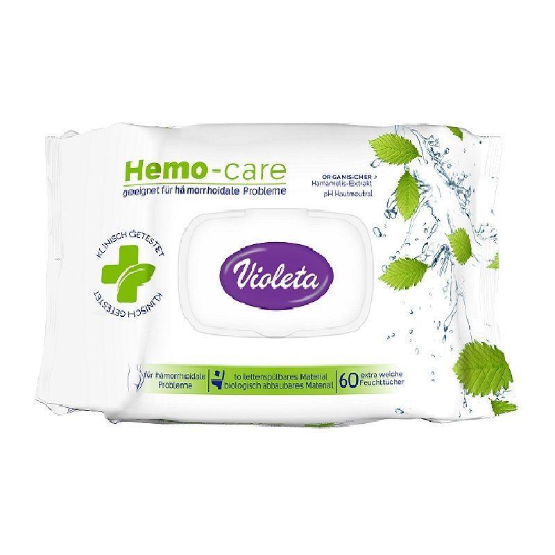 Violeta Hemo Care vlažni toaletni papir – 60 komada
