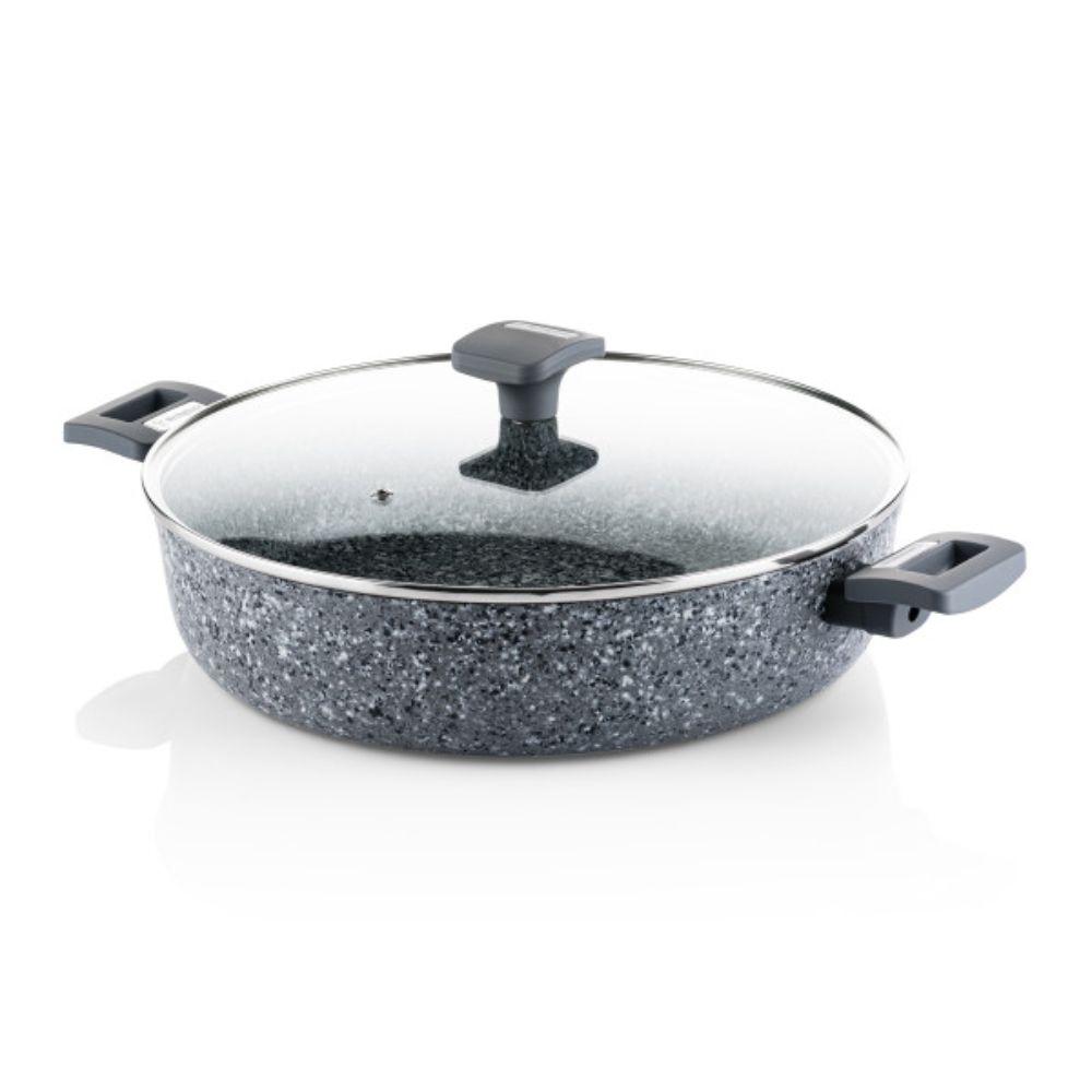 Westinghouse WCCC0070L32GGY – Kaserola sa poklopcem 32 cm, granitni premaz