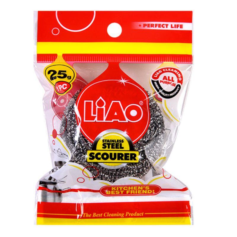 Žica za Sudove LIAO H130041 – Inox Žica za Ribanje Šerpi, Tiganja i Posuđa 25 g