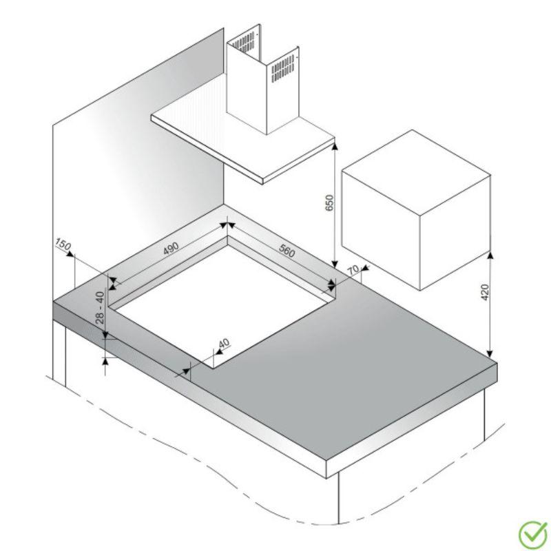Amica ugradna ploča PGA6101APCB retro