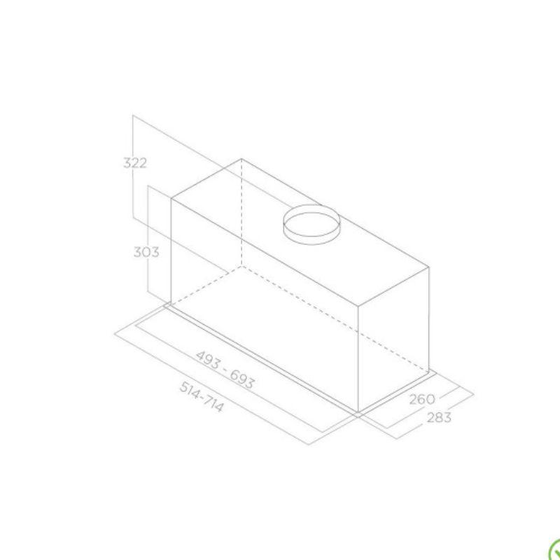 Aspirator LANE M BL/A/72