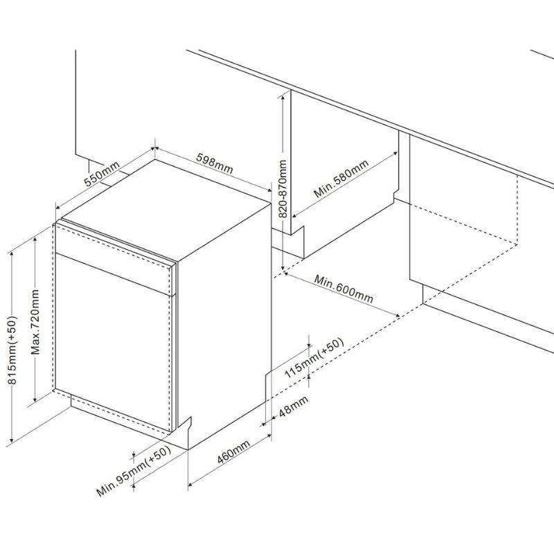 Amica ugradna sudomašina ZIG665C