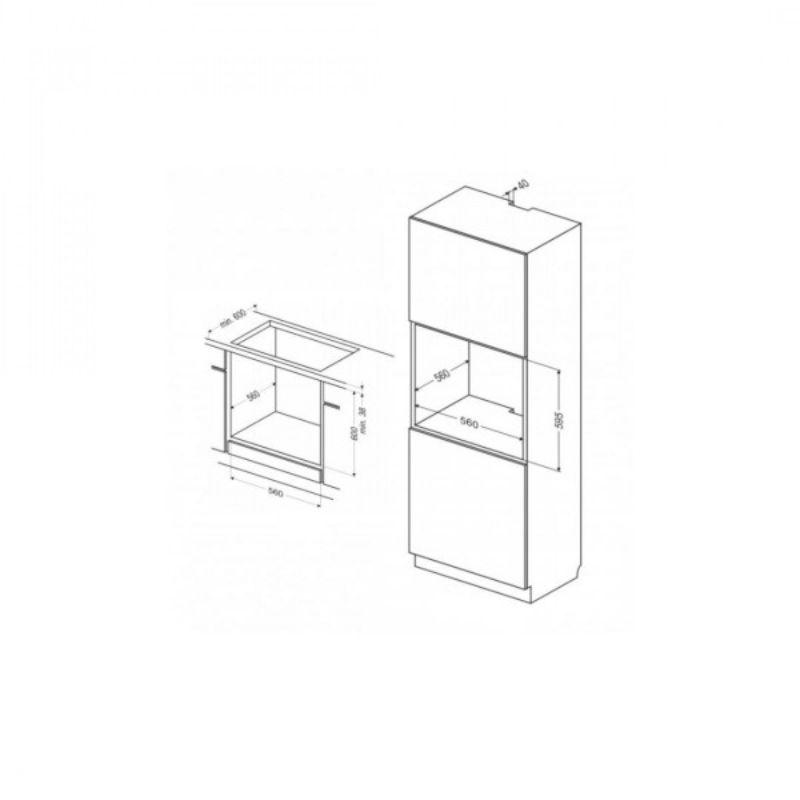 Ugradna rerna EB7541 HB FINE