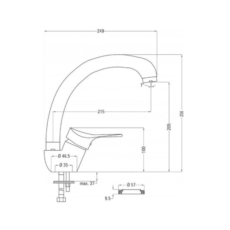 Deante Slavina Joko CH/P BOJ 066M