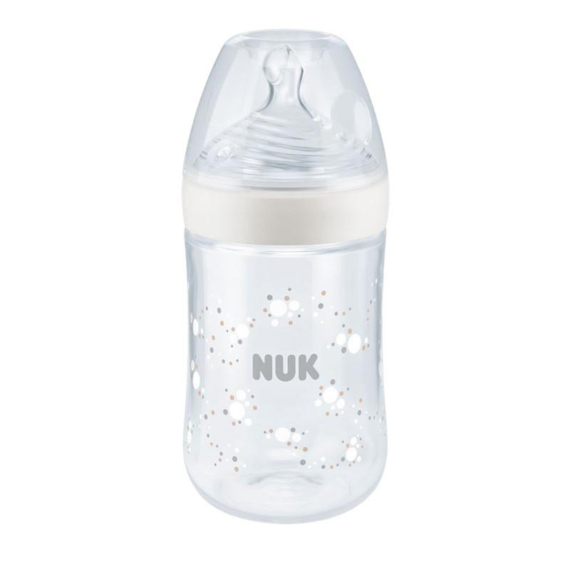 NUK Nature Sense plastična flašica sa indikatorom temperature, 260 ml, veličina M