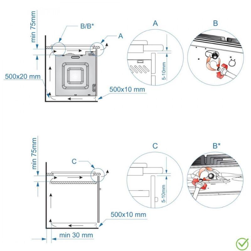 Amica ugradna ploča PGCA6101APFTB