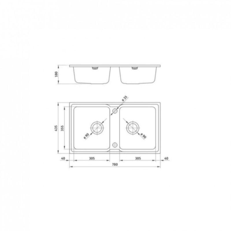 Deante Sudopera Zorba 78/BL/2 ZQZ 2203