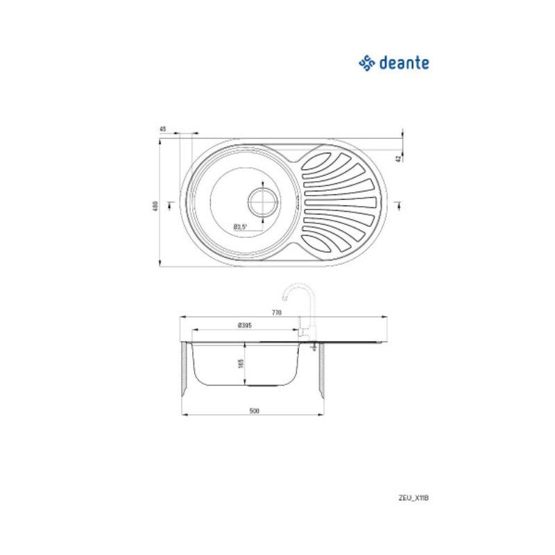 Deante Sudopera Twist 77/IX/0 ZEU 011B